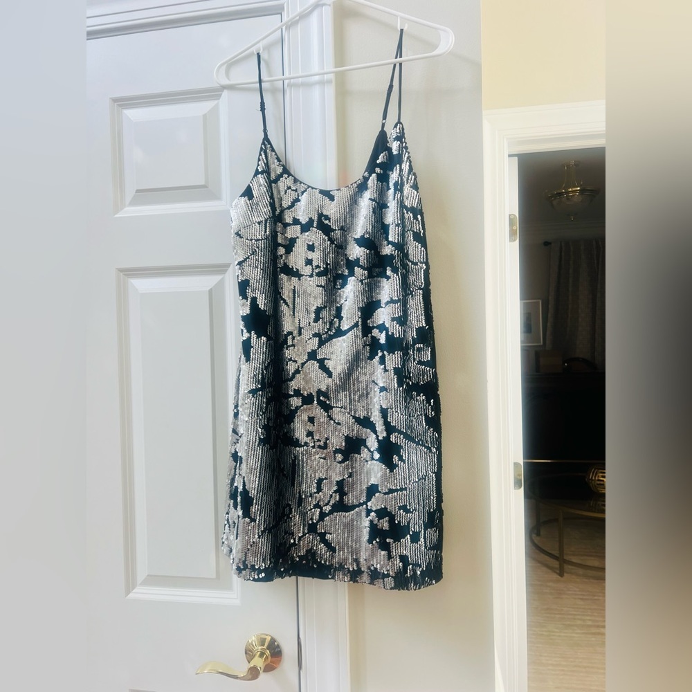 Forever 21 Monochrome Sequin Top